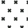 Fabulous World Papel De Pared Cross Blanco Y Negro 67104-6 Noordwand