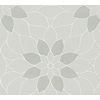 Papel Pintado A.s. Création Flores Gris - As-361881 - 53 Cm X 10,05 M