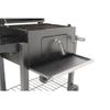 Barcacoa Carrito De Carbón Confort 108x68x112 Cm Negra 11503 Grillchef