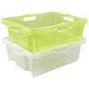 Caja Almacenaje Con Asas Plástico Keeeper Franz 43 X 35 X 15 Cm 16l