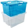 Caja Almacenaje Con Asas Plástico Keeeper Franz 43 X 35 X 23 Cm 24 L