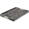 Robusta Caja Plegable Con Asas Suaves, 54 X 37 X 28 Cm, 45 L, Ben, Gris Claro