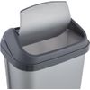 Cubo De Basura Con Tapa Basculante Plástico Keeeper Swantje 10l Gris