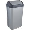 Cubo De Basura Con Tapa Basculante Plástico Keeeper Swantje 50l Gris