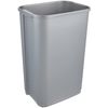 Keeeper Cubo De Basura Con Tapa Basculante, 50 L Plateado, Gama Swantje