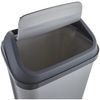 Cubo De Basura Con Tapa Basculante Plástico Keeeper Swantje 50l Gris