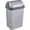 Cubo De Basura Con Tapa Basculante Plástico Keeeper Rasmus 10l Gris