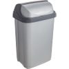 Cubo De Basura Con Tapa Basculante Plástico Keeeper Rasmus 25l Gris