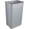 Cubo De Basura Con Tapa Deslizante, 50 L, Rasmus, Plateado