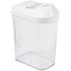 Dispensador De Cereales Tuppers Plástico Keeeper Paola 0,25l Blanco