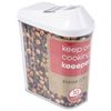 Dispensador De Cereales Tuppers Plástico Keeeper Paola 0,75l Blanco