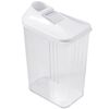 Dispensador De Cereales, Pe/ps, Blanco, 11.5 X 7 X 21 Cm