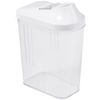 Dispensador De Cereales, Pe/ps, Blanco, 8 X 4.5 X 15 Cm