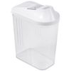 Dispensador De Cereales Tuppers Plástico Keeeper Paola 1l  Blanco