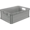 Caja De Almacenaje, Plástico, Gris Claro, 45 L