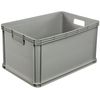 Caja De Almacenaje Plástico Keeeper Robert 60x40x32 Cm 64l Gris Claro