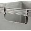 Caja De Almacenaje, Plástico, Gris Claro, 64 L