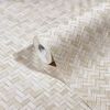 Papel Pintado Botanica Rattan Wickerwork Beige Noordwand