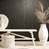 Papel Pintado Botanica Wooden Slats Negro Y Gris Noordwand