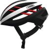 Abus Casco Aventor Blanco - Rojo