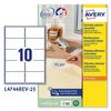 Etiquetas Para Impresora Avery L4744rev Blanco 25 Hojas 96 X 50,8 Mm (5 Unidades)