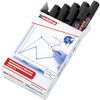 Rotulador Para Pizarra Edding 360 Recargable Negro (10 Unidades)