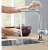 Grohe Fregadero Monomando Minta Touch - Caño En Forma De L Con Ducha Extraíble - Cromo