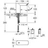 Grifería De Lavabo De Infrarrojos Grohe Bau Cosmopolitan E 36452000