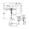 Grifo De Lavabo Electrónico Mezclador Grohe Bau Cosmopolitan E