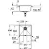 Fregadero Bajo Encimera K700 31653ap0 - Compuesto