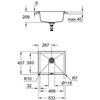 Fregadero Bajo Encimera K700 31654ap0 - Compuesto