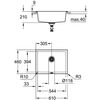 Fregadero Bajo Encimera K700 31655ap0 - Compuesto