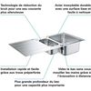 Fregadero De Acero Inoxidable K500 31572sd1 - 100x50 Cm - Acero Inox