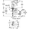 Lavabo Eurocube Con Mezclador Monomando - Tamaño Grohe