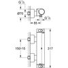 Mezclador Termostático De Ducha Grohtherm 2000 34446001