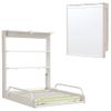 Estante Cambiador De Pared Jungle Baby Blanco Roba