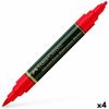 Rotuladores Faber-castell Durer Rojo (4 Piezas) (4 Unidades) (121 Piezas)