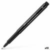 Rotulador Permanente Faber-castell Pitt Artist Negro (10 Unidades)