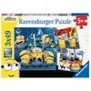 Puzzle Minions Divertidos 3x49 Piezas Ravensburger 05082
