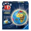 Rompecabezas 3d Redondo 72 P Illumin - Globo