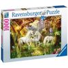 Puzzle 1000 P - Unicornios En El Bosque Ravensburger