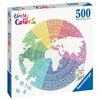 Puzzle Redondo 500 Piezas - Mandala (círculo De Colores) Ravensburger