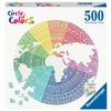 Puzzle Redondo 500 Piezas - Mandala (círculo De Colores) Ravensburger