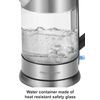 Hervidor De Agua Eléctrico Con Jarra De Cristal, Capacidad De 1,5 Litros, Sin Bpa, Inalámbrico  2200w Proficook Wks1107