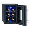 Proficook Wk 1230 - Vinoteca- Temperatura Regulable 11 - 18°c, 6 Botellas,26 Db Negro