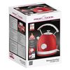 Hervidor Agua Eléctrico, 1,7l, Acero Inox, Indicador Temperatura, Resistencia Oculta, Base 360º Rojo 2200w Proficook Wks 1192