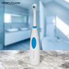 Proficare Ez 3054  Cepillo De Dientes Eléctrico Oscilación Bidireccional, Elimina La Placa, Suave Con Dientes Y Encías, A Prueba De Salpicaduras, Funciona Con Pilas, Blanco/azul