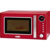 Clatronic Mwg 790 - Microondas Con Grill Retro 20 Litros, 700/1000w, Display Digital, Timer, Color Rojo