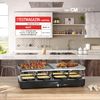 Raclette Grill Con Piedra Natural-parrilla, 8 Personas, Placas Reversibles, Termostato Regulable Negro 1400w Clatronic Rg 3518