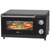 Clatronic Mpo 3520 - Horno Sobremesa Especial Para Pizza, Capacidad 12 L, 1000 W, Color Negro